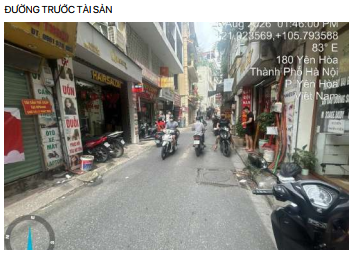 Thanh lý nhà đất tại Số 184 phố Yên Hòa, tổ 10, phường Yên Hòa, quận Cầu Giấy, TP. Hà Nội - Mã tài sản: 19210117.1.1.1 - 3