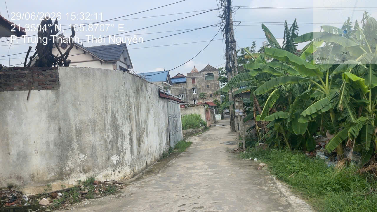 Thanh lý nhà đất phường Trung Thành, thành phố Phổ Yên, tỉnh Thái Nguyên - Mã tài sản: 15619253.1.3.1 - 2